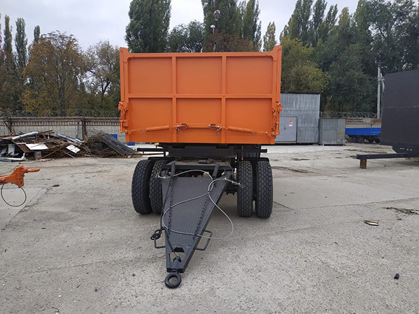 Прицеп двухосный автомобильный самосвальный с разгрузкой на две стороны, 849142 гр.12 т, исп.1